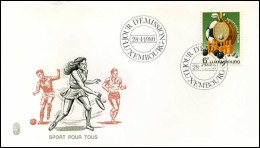 Luxembourg - FDC - Sport Pour Tous - FDC