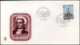 Luxembourg - FDC - Bicentenaire Etats-Unis D'Amerique - FDC