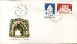 Luxembourg - FDC - Monuments Classés - FDC