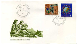 Luxembourg - FDC - Scoutisme Mondial - FDC