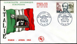 Frankrijk - FDC - Mazzini - 1960-1969