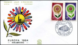 Frankrijk - FDC - Europa CEPT 1964 - 1964