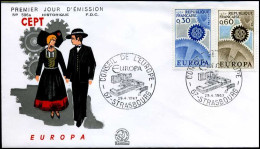 Frankrijk - FDC - Europa CEPT 1967 - 1967