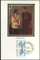 België - MK Op Zijde - 2 X 1701 - Koning Boudewijn - 1971-1980