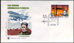 Argentinië - FDC - XXIII Semana Aeronautica Y Espacial - Vliegtuigen