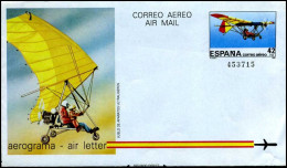 Spanje - Aerogram - Vliegtuig - Flugzeuge