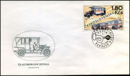 Tsjechoslovakije - FDC - Oldtimers - Auto's