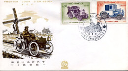 Monaco - FDC - FN-Herstal  -  Peugeot - Voitures