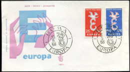 Italië - FDC - Europa CEPT 1958 - 1958