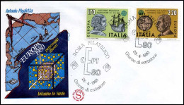 Italie - FDC - Europa CEPT 1980 - 1980
