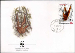 Indonesie - FDC - Wilde Dieren / Wild Animals - FDC