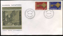 Griekenland - FDC - Europa  CEPT - 1968