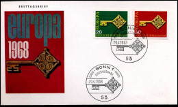 Bundespost - FDC - Europa CEPT - 1968