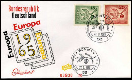 Bundespost - FDC - Europa CEPT - 1965