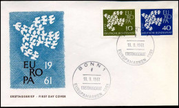 Bundespost - FDC - Europa CEPT - 1961