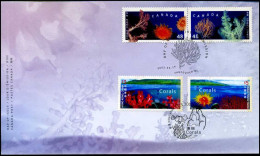 Canada - FDC - Joint Issue With Hong Kong : Coral - 2001-2010