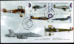 Canada - FDC - Canada's Air Forces - 1991-2000