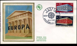 Frans Andorra - FDC - Europa CEPT - 1969