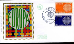 Frans Andorra - FDC - Europa CEPT - 1970