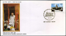 India - FDC - Western Railway Buiding, Chruchgate, Mumbai - FDC