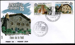 Spaans Andorra - FDC - Europa CEPT - 1978