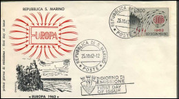 San Marino - FDC - Europa CEPT 1962 - 1962