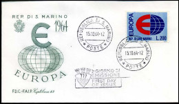 San Marino - FDC - Europa CEPT - 1964