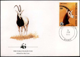 Republique Du Niger - FDC - Wilde Dieren - FDC