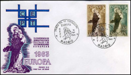 Spanje - FDC - Europa CEPT 1963 - 1963