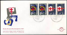 - Nederland - FDC - Rode Kruis Zegels 1987 - FDC