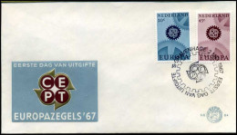 Nederland - FDC - Europa CEPT 1967 - 1967