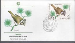 USSR - FDC - Vogel : Crested Tit - Other & Unclassified