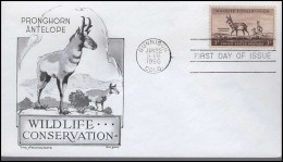 USA - FDC - Pronghorn Antelope - Gibier