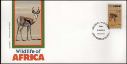 SWA - FDC - Wildlife Of Africa : Springbok - Animalez De Caza