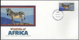 SWA - FDC - Wildlife Of Africa : Zebra - Animalez De Caza