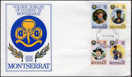 Montserrat - FDC - Golden Jubilee Of Guiding In Montserrat - Covers & Documents
