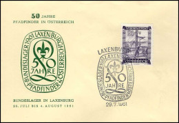 Oostenrijk - FDC - 50 Jahre Pfadfinder In ôsterreich - Lettres & Documents