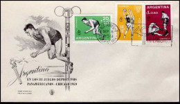 Argentina - FDC - Juegos Deportivos Panamericanos - Chicago 1959 - Otros & Sin Clasificación