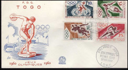 Togo - FDC - Olympische Spelen - Summer 1960: Rome