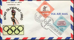 Philippijnen - FDC - Rome Olympiad 1960 - Sommer 1960: Rom