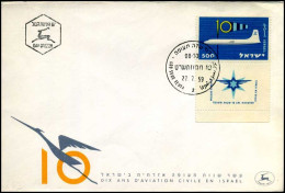 Israel - FDC - Vliegtuigen - Avions