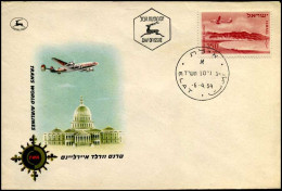 Israel - FDC - Vliegtuigen - Airplanes