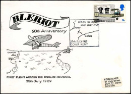 United Kingdom - FDC - 60the Anniversary Of The First Across The English Channel - Andere (Lucht)