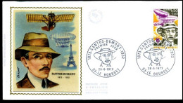 France - FDC - Santos-Dumont - Vliegtuigen