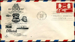 USA - Voorgefrankeerde Envelop - 100 Years International Philatelic Exhibition - 2c. 1941-1960 Covers