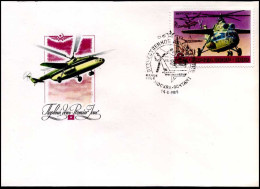 USSR - FDC - Helicopter - Avions
