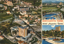 72109712 Montegrotto Terme Mit Hotel Augustus Terme Fliegeraufnahme Firenze - Altri & Non Classificati