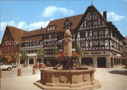 72109700 Tauberbischofsheim Marktplatz Brunnen Tauberbischofsheim - Tauberbischofsheim