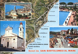 72109669 San Bartolomeo Al Mare Panorama Kirche Swimmingpool Strandpartie San Ba - Other & Unclassified