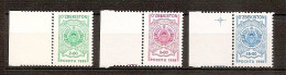 UZBEKISTAN 1998●Definitives Coat Of Arms●●Freimarken Wappen /Mi164I, 165I, 169I MNH - Ouzbékistan